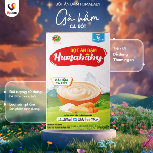 Bột ăn dặm Humababy Gà Hầm Cà Rốt