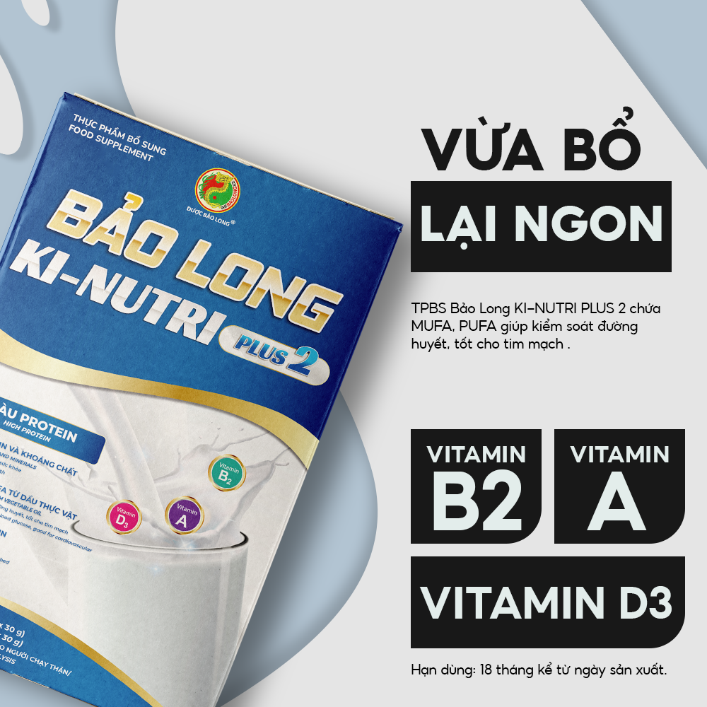 THỰC PHẨM BỔ SUNG BẢO LONG KI-NUTRI PLUS 2 - Ảnh 3