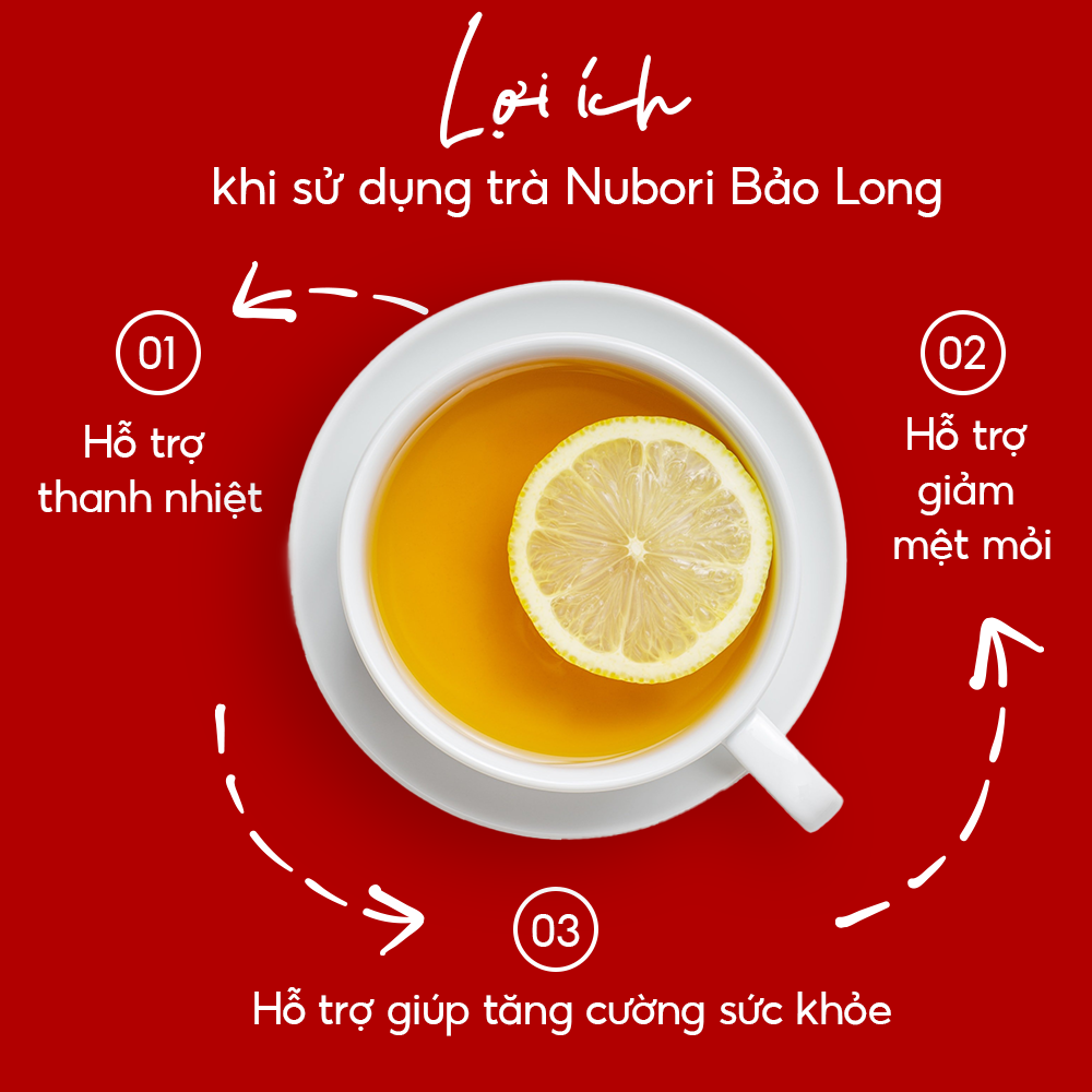 Trà Nubori Bảo Long vị Sâm cúc, Hoàng kỳ, Cam thảo - Ảnh 3