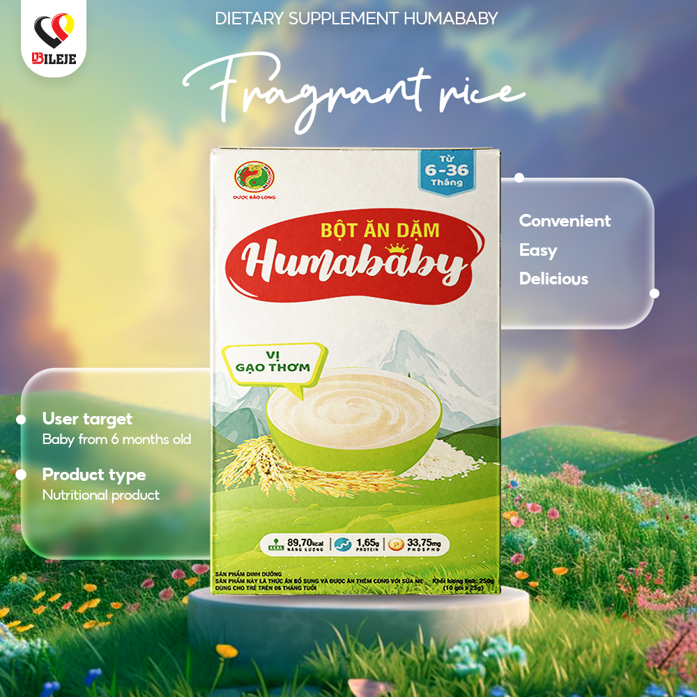 HUMABABY CEREAL WITH FRAGRANT RICE FLAVOUR
