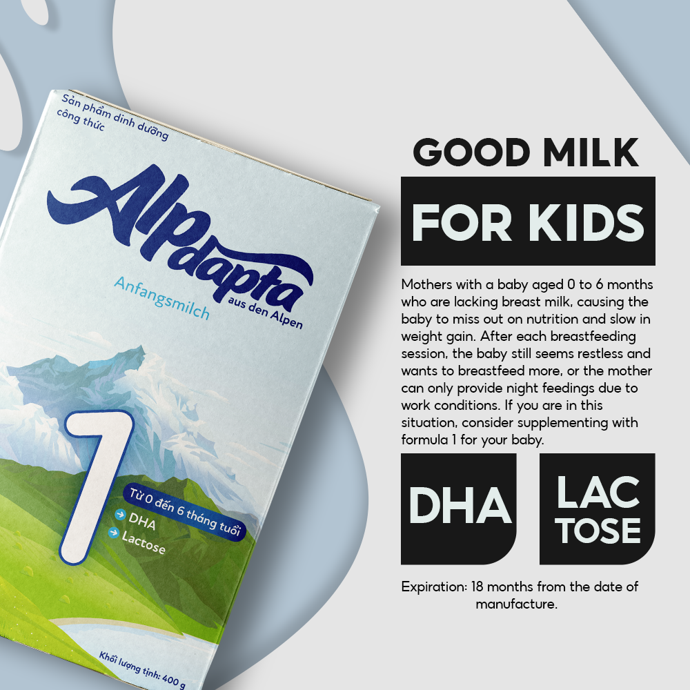 营养配方产品 ALPDAPTA aus den Alpen ANFANGSMILCH 1 - 图片 4