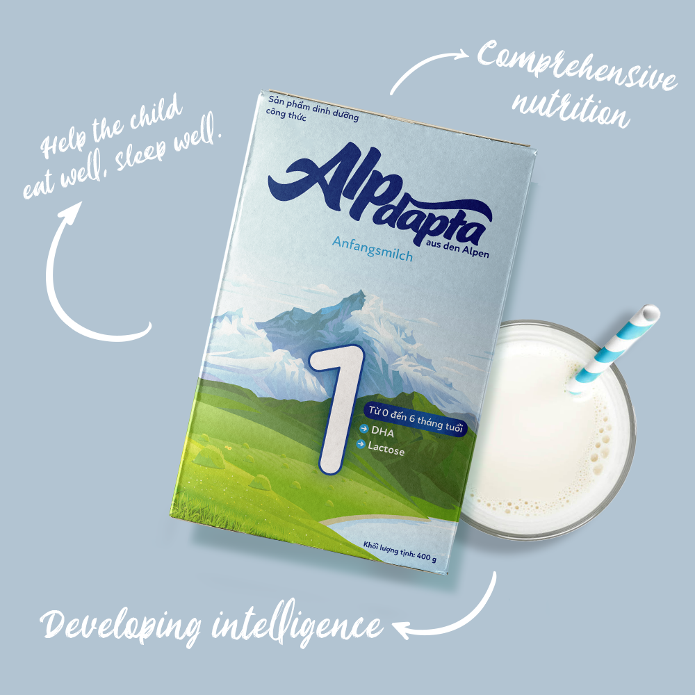 营养配方产品 ALPDAPTA aus den Alpen ANFANGSMILCH 1 - 图片 3