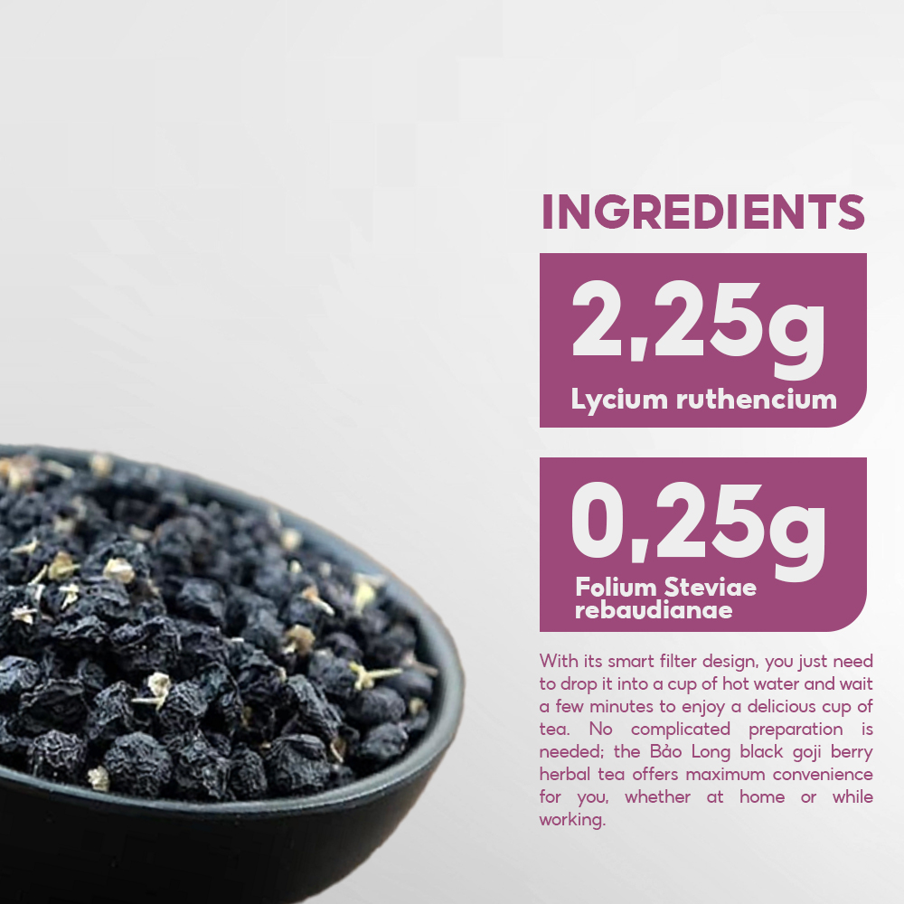 BAO LONG BLACK WOLFBERRY HERBAL TEA - Image 5