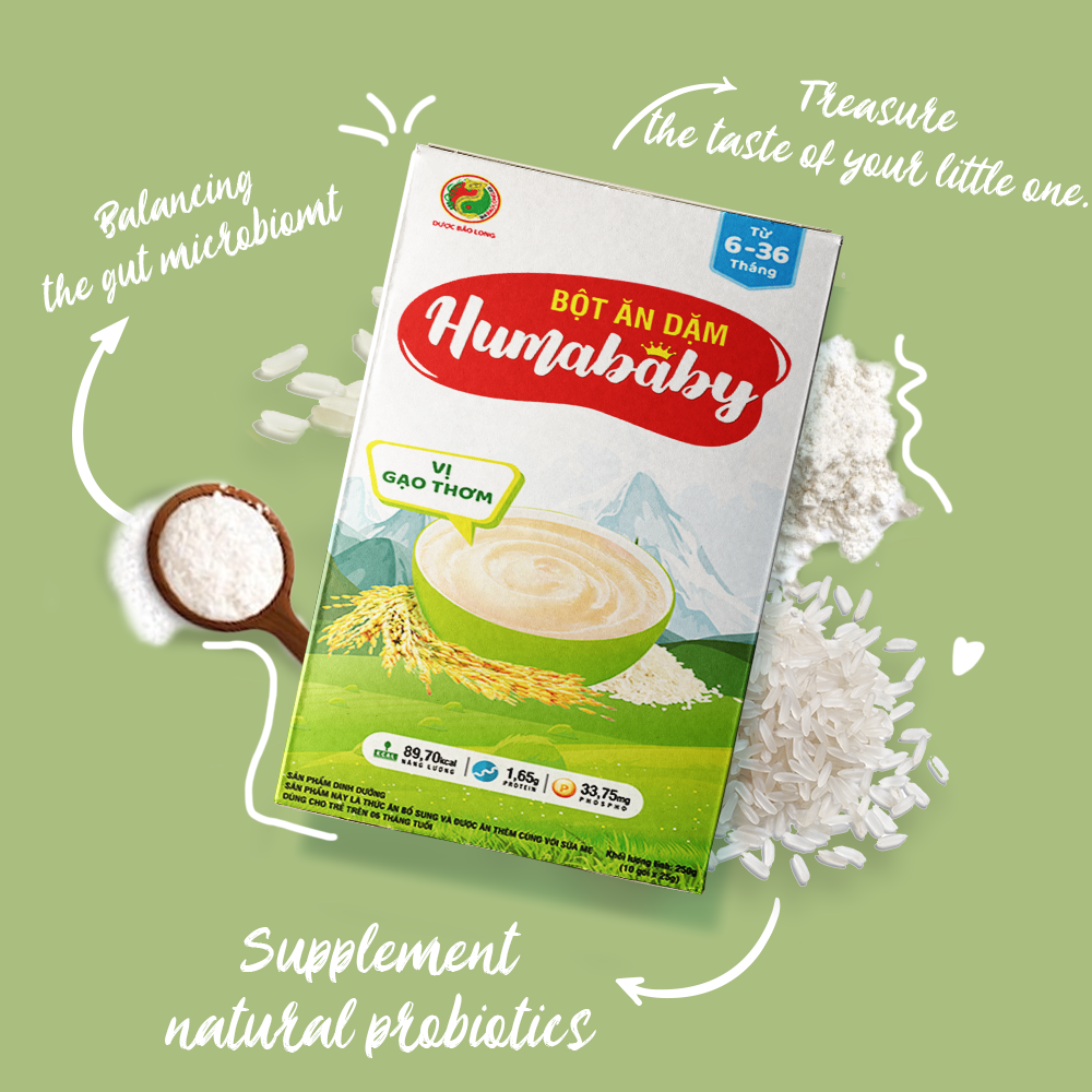 HUMABABY CEREAL WITH FRAGRANT RICE FLAVOUR – Image 2