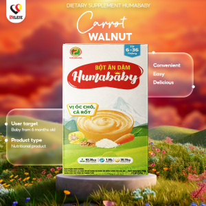 HUMABABY CEREAL WITH WALNUT, CARROT FLAVOUR
