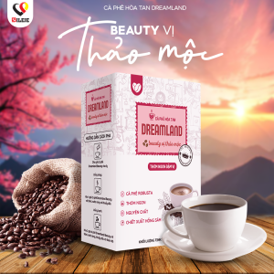 CÀ PHÊ HOÀ TAN DREAMLAND BEAUTY VỊ THẢO MỘC