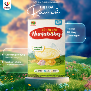 BỘT ĂN DẶM HUMABABY THỊT GÀ RAU CỦ