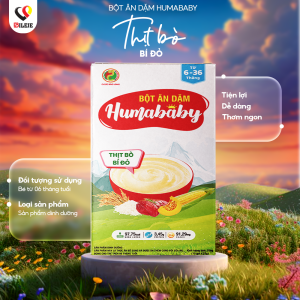 BỘT ĂN DẶM HUMABABY THỊT BÒ BÍ ĐỎ
