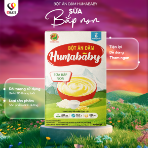Bột Ăn Dặm Humababy Sữa Bắp Non