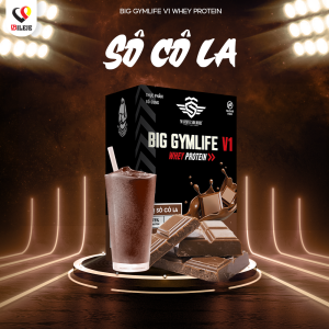 BIG GYMLIFE V1 WHEY PROTEIN  VỊ SÔ CÔ LA