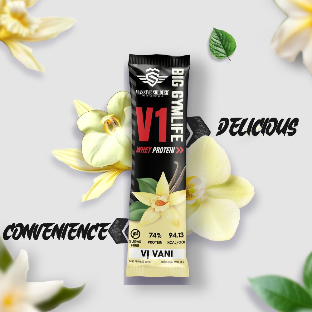 BIG GYMLIFE V1 WHEY PROTEIN VANILLE GESCHMACK - Image 6