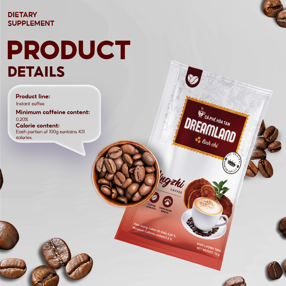 INSTANT COFFEE DREAMLAND GANODERMA - Image 2