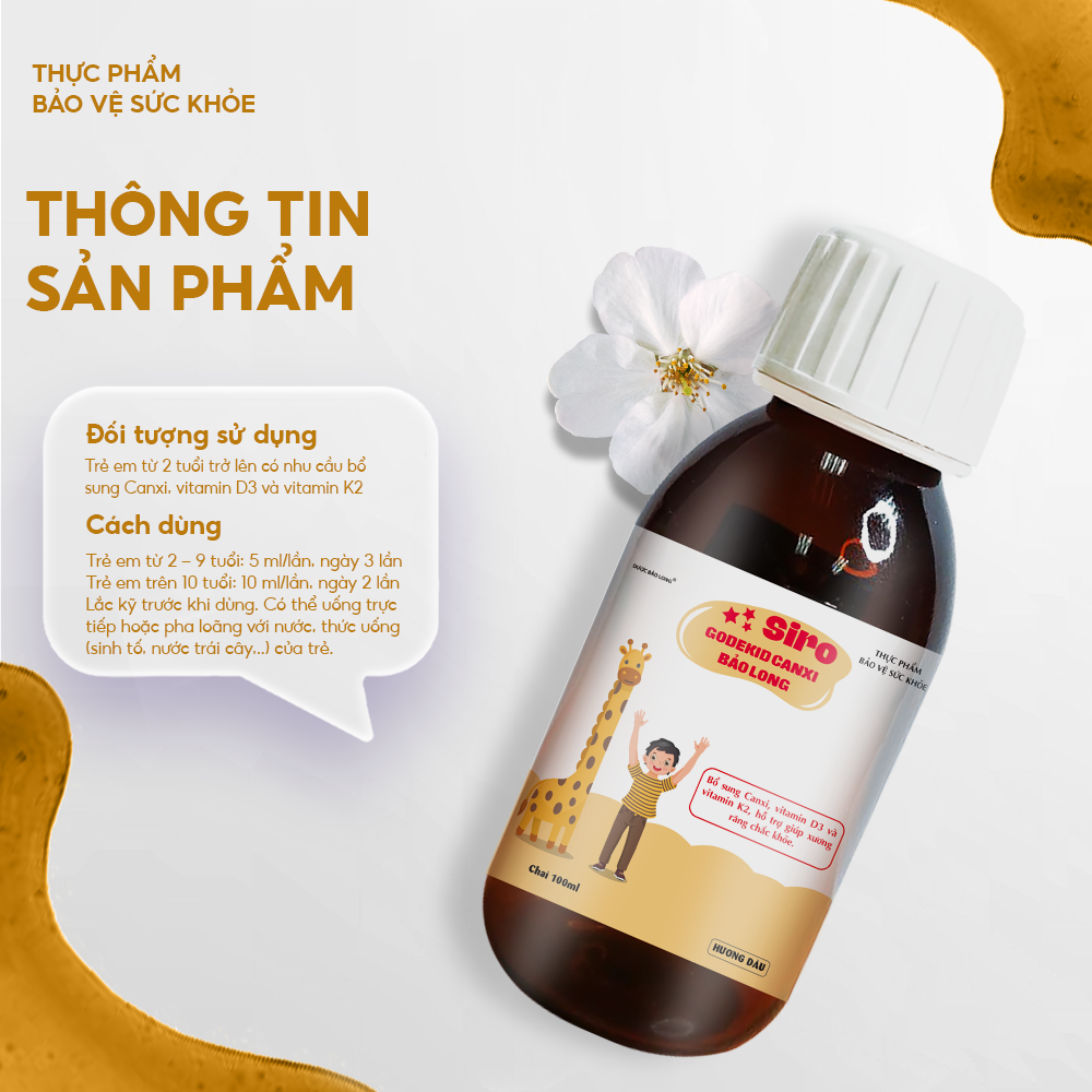 Siro Godekid Canxi Bảo Long - Ảnh 4