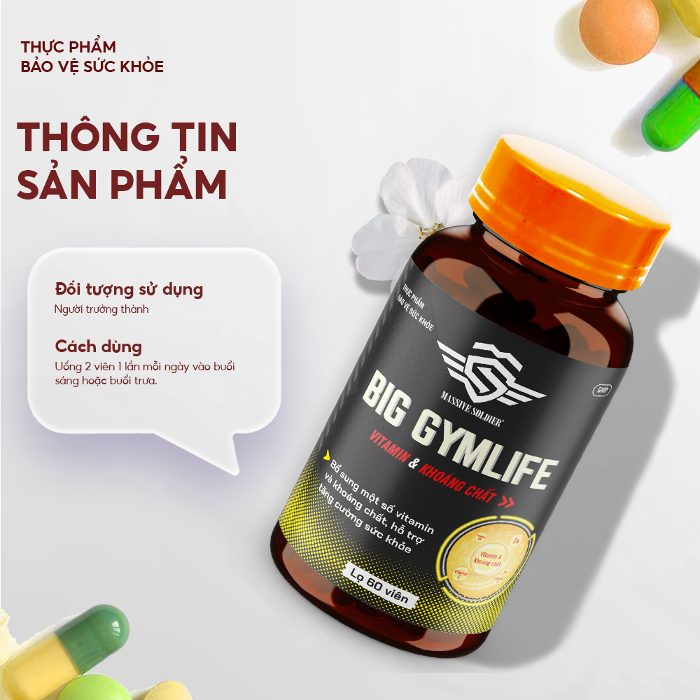 Big Gymlife Vitamin & Khoáng chất - Ảnh 4