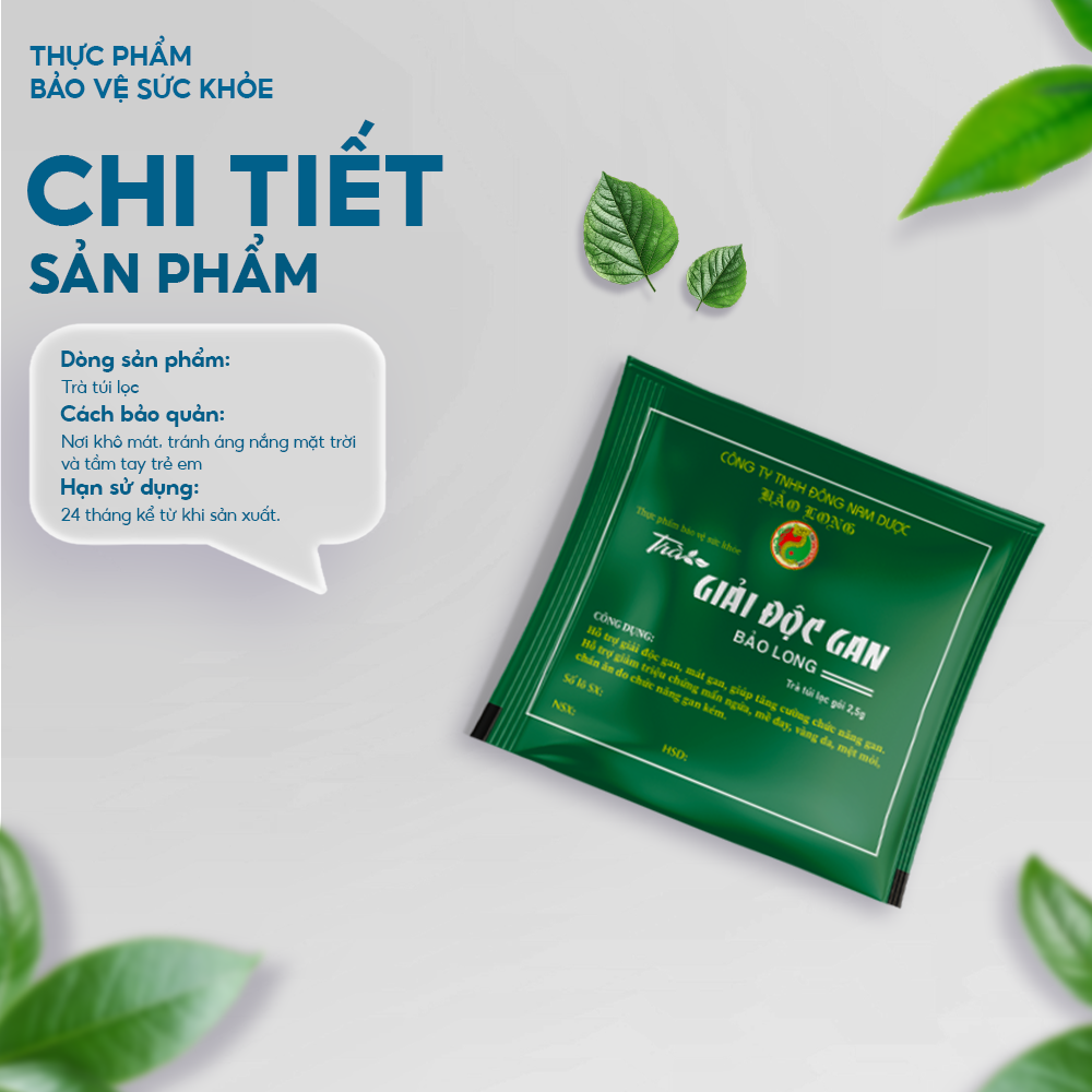Trà giải độc gan Bảo Long - Ảnh 2