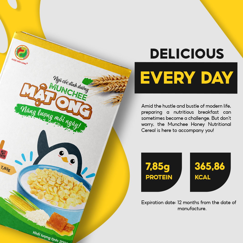 NAHRUNGSERGÄNZUNGSMITTEL MUNCHEE NUTRITIONAL CEREALS HONIG - Image 2