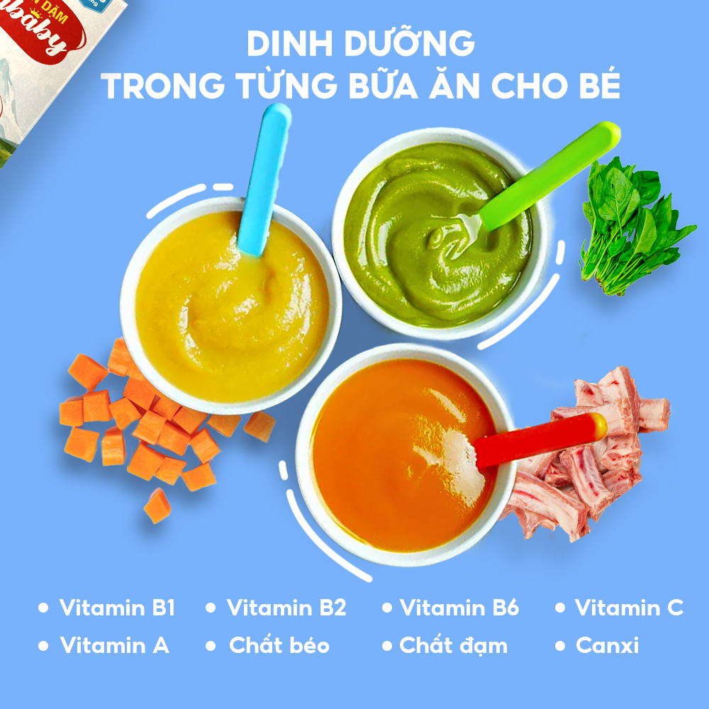 BỘT ĂN DẶM HUMABABY SƯỜN HẦM RAU CỦ - Ảnh 6