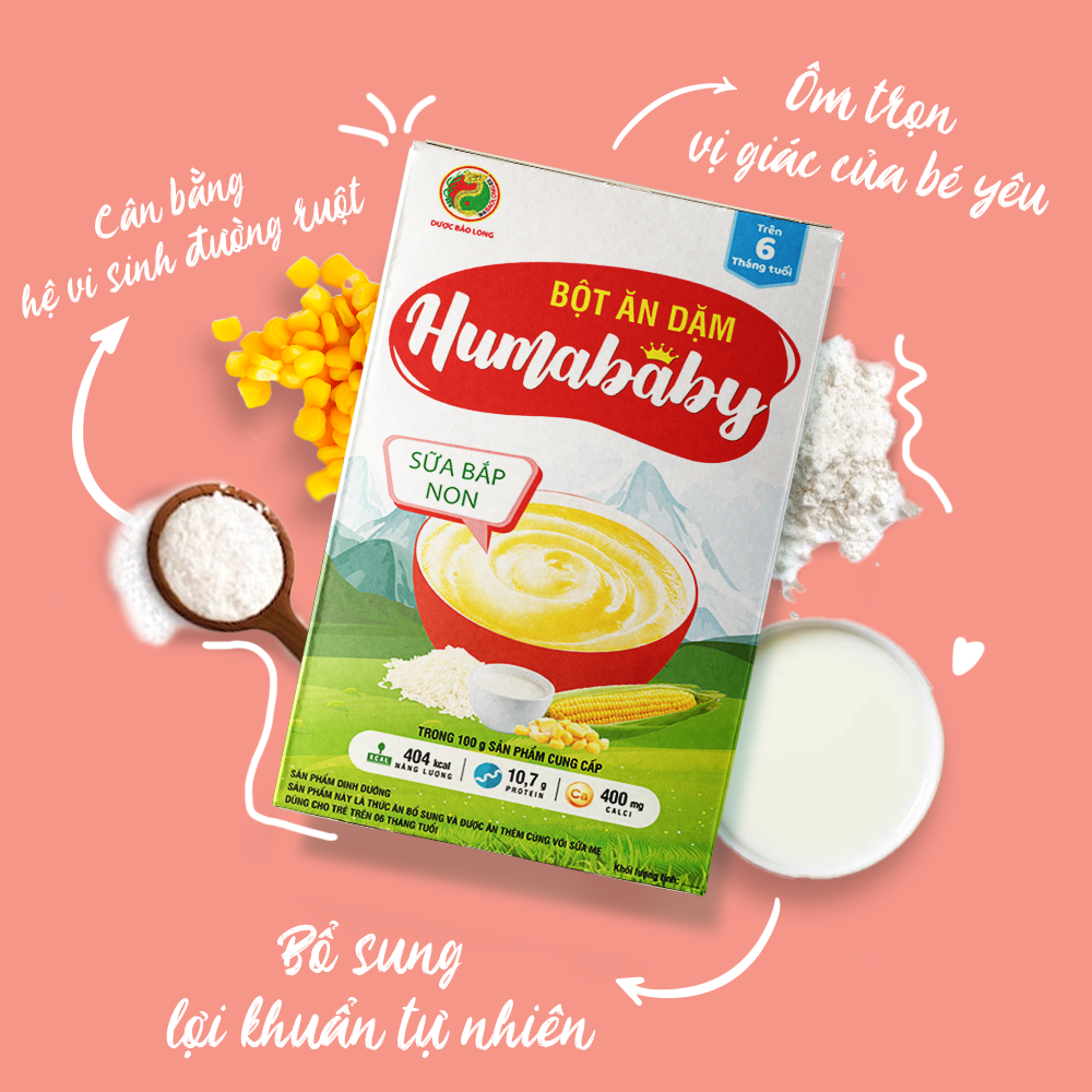 Bột Ăn Dặm Humababy Sữa Bắp Non - Ảnh 2