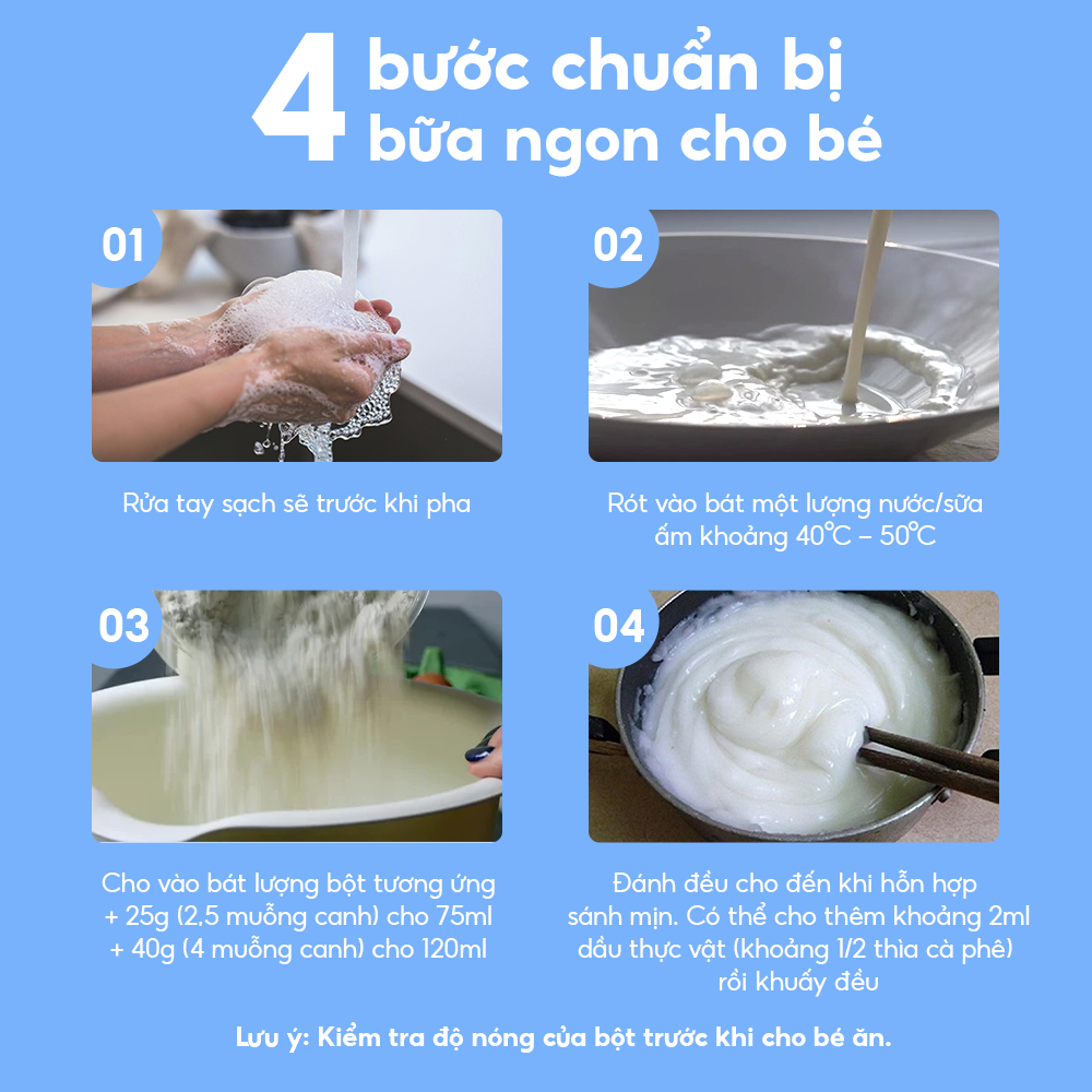 BỘT ĂN DẶM HUMABABY SƯỜN HẦM RAU CỦ - Ảnh 5