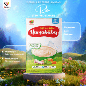 HUMABABY CEREAL WITH STEWED RIBS, VEGETABLE FLAVOUR