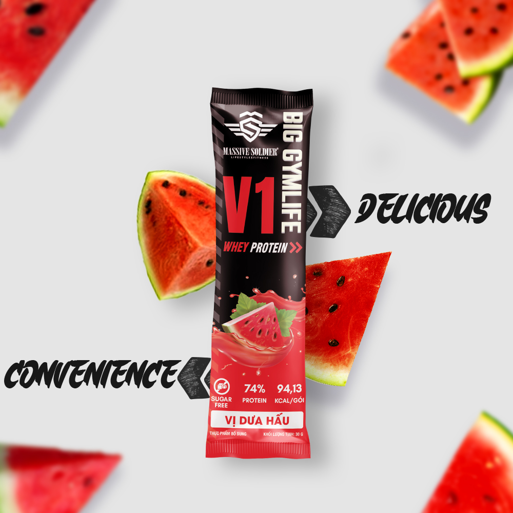 DIETARY SUPPLEMENT BIG GYMLIFE V1 WHEY PROTEIN WATERMELON FLAVOR — изображение 3