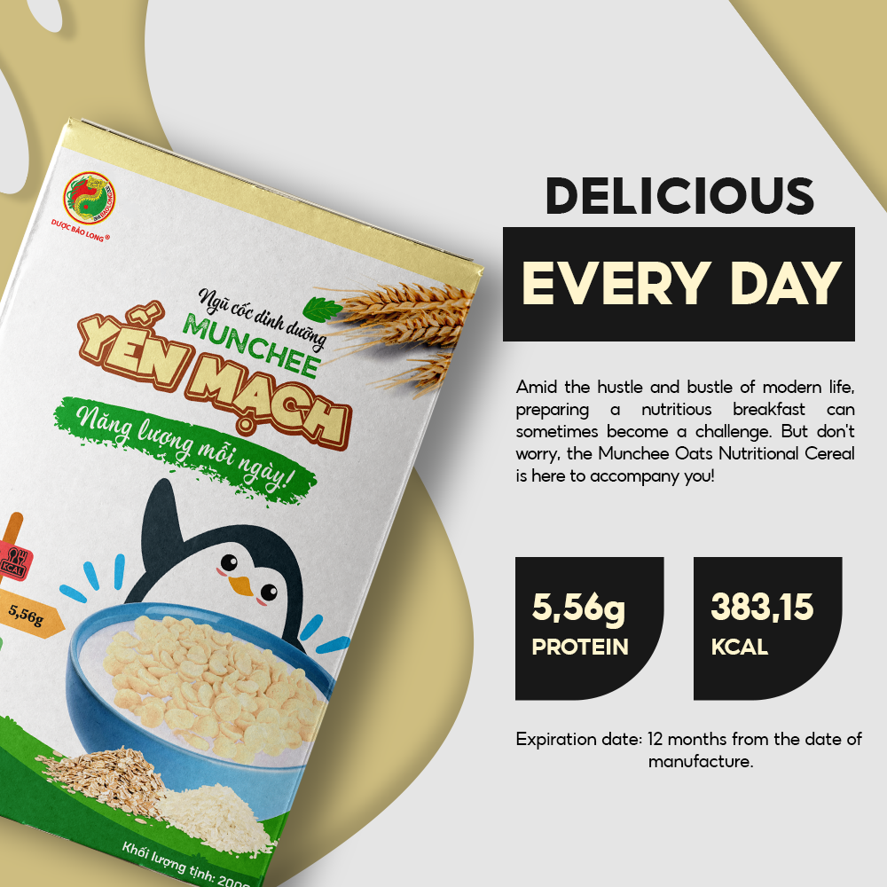 DIETARY SUPPLEMENT MUNCHEE NUTRITIONAL CEREALS OATS – Image 2