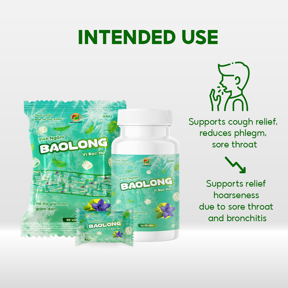BAOLONG LOZENGES MENTHOL FLAVOR - Image 3