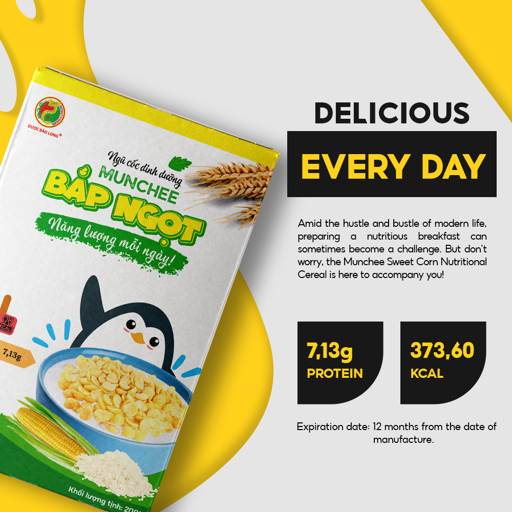 DIETARY SUPPLEMENT MUNCHEE NUTRITIONAL CEREALS SWEET CORN – Image 2