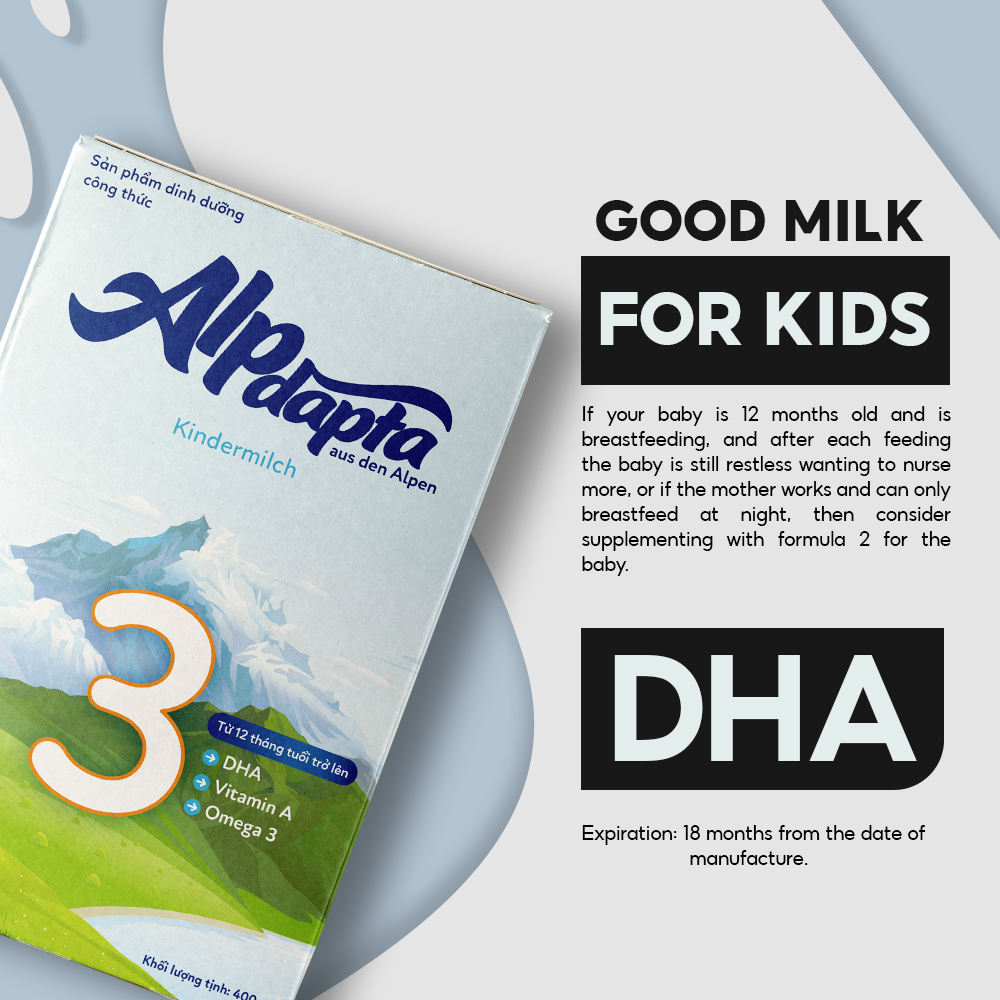 营养配方产品 ALPDAPTA aus den Alpen KINDERMILCH 3 - 图片 2
