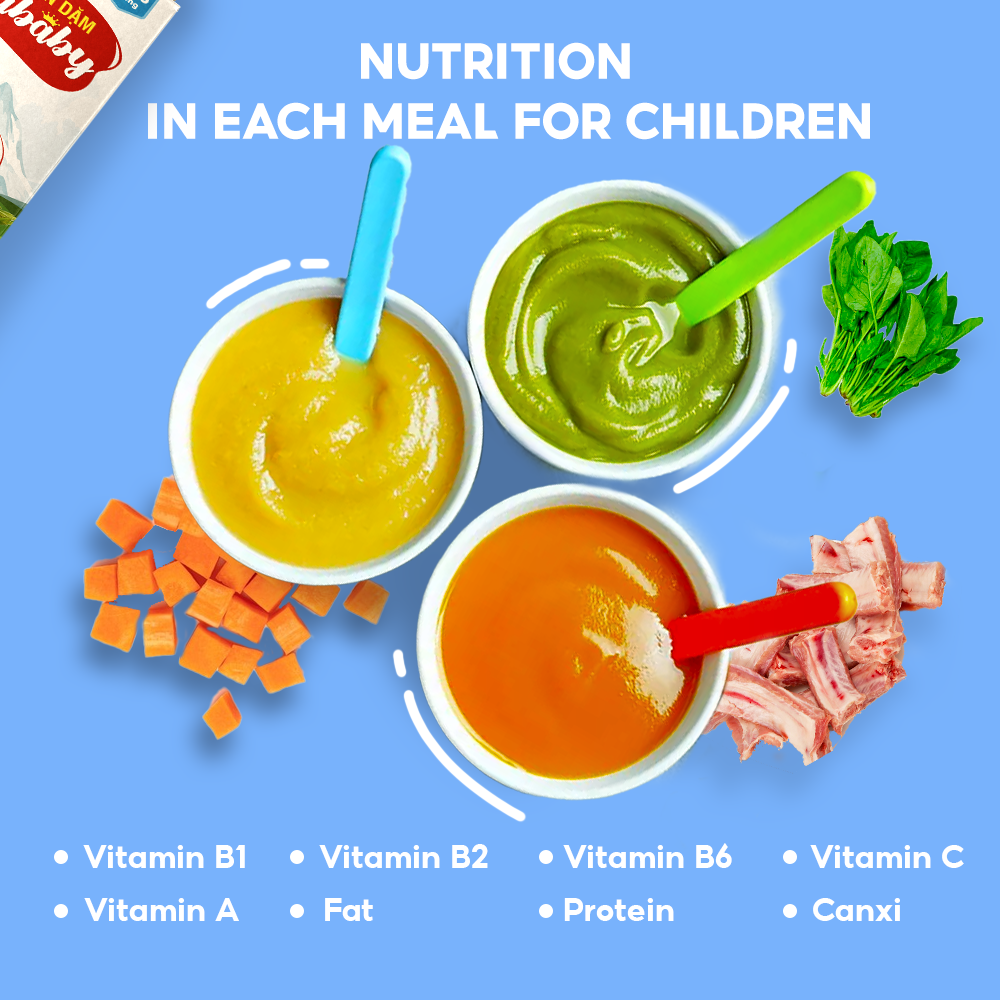 HUMABABY 炖排骨蔬菜味麦片 - 图片 3