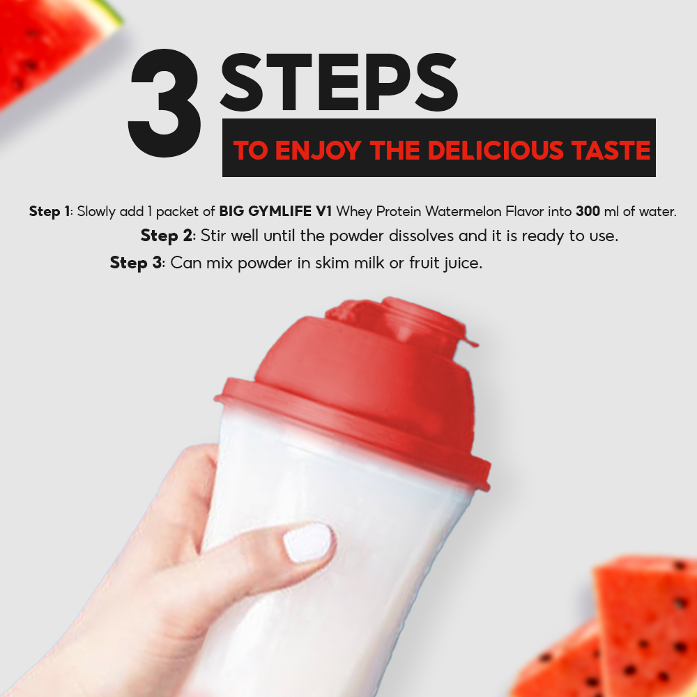 DIETARY SUPPLEMENT BIG GYMLIFE V1 WHEY PROTEIN WATERMELON FLAVOR — изображение 5