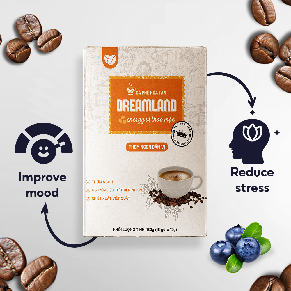 INSTANT COFFEE DREAMLAND ENERGY COFFEE WITH HERBAL FLAVOR – Image 4